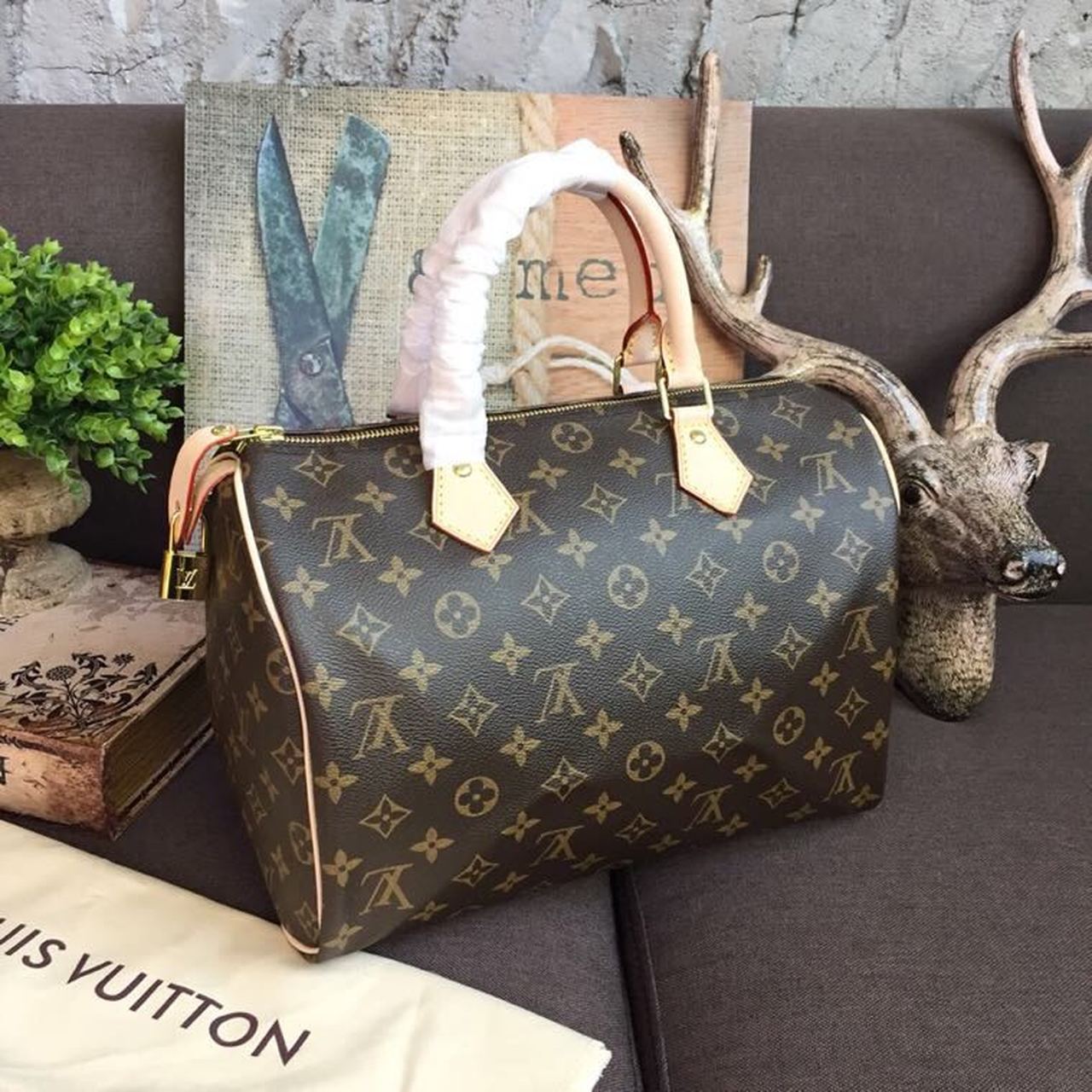 Top Quality Speedy 30 Monogram Canvas For Women, Womens Handbags 11.8in/30cm Top Quality M41108