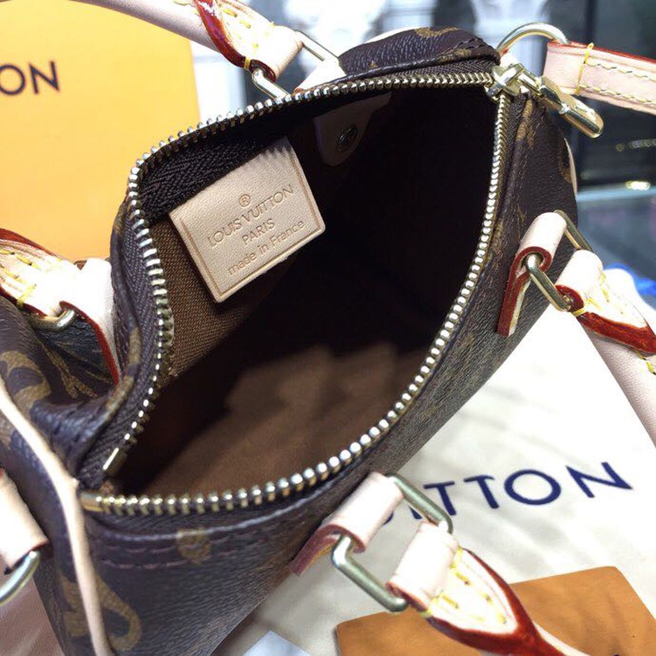 Top Quality Nano Speedy Monogram Canvas For Women,  Shoulder And Crossbody Bags 6.3in/16cm Top Quality M61252