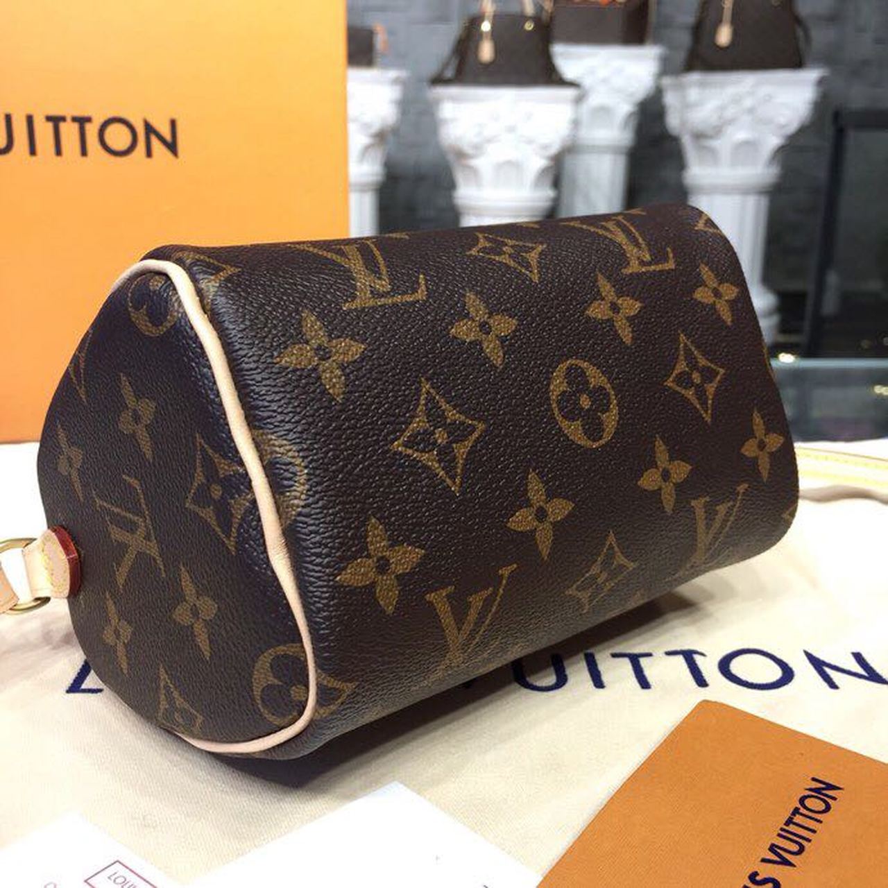 Top Quality Nano Speedy Monogram Canvas For Women,  Shoulder And Crossbody Bags 6.3in/16cm Top Quality M61252