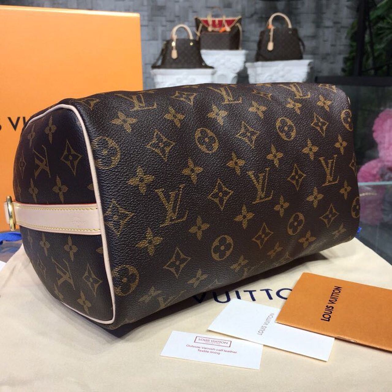 Top Quality Speedy 25 Monogram Canvas For Women, Womens Handbags 9.8in/25cm Top Quality M41109