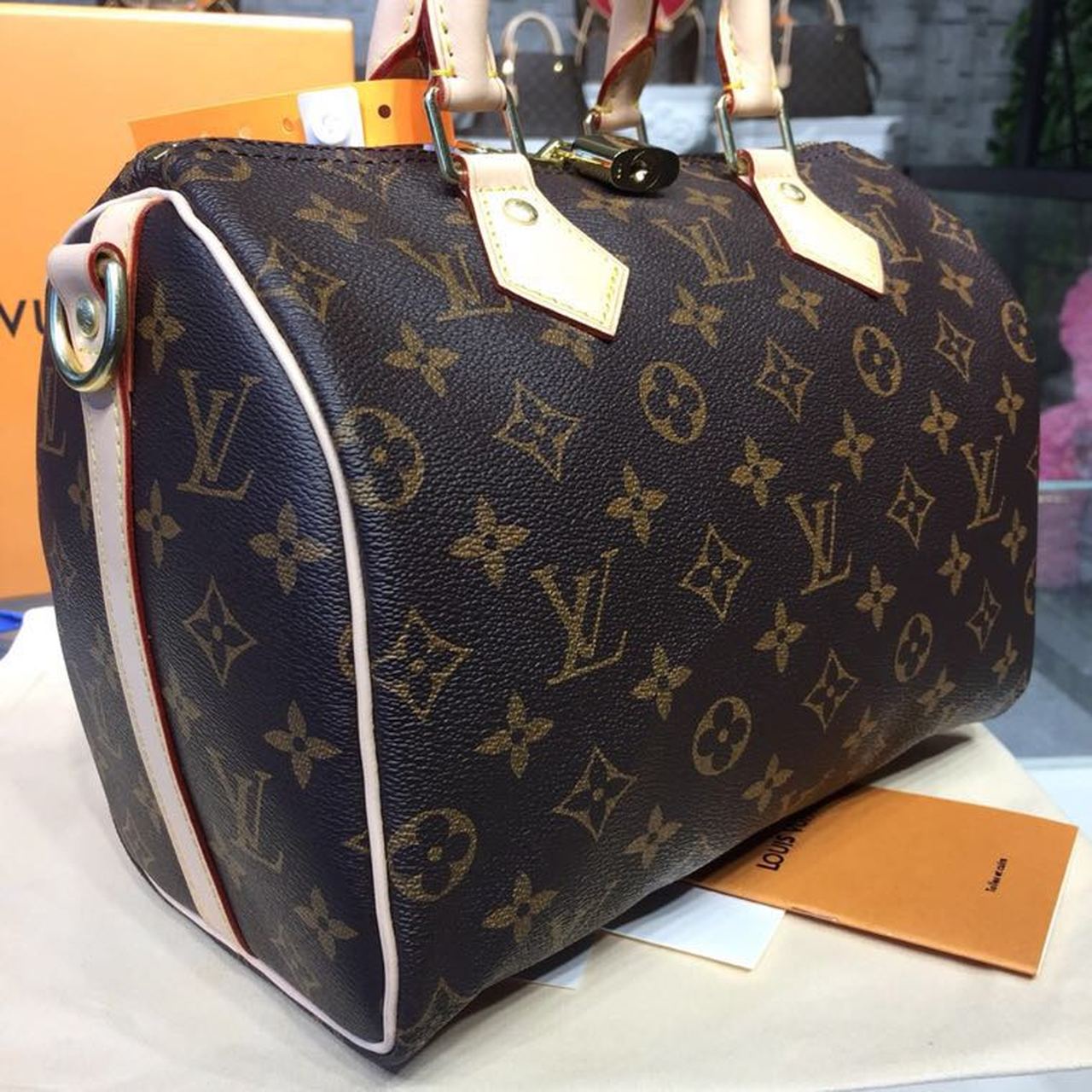 Top Quality Speedy 25 Monogram Canvas For Women, Womens Handbags 9.8in/25cm Top Quality M41109