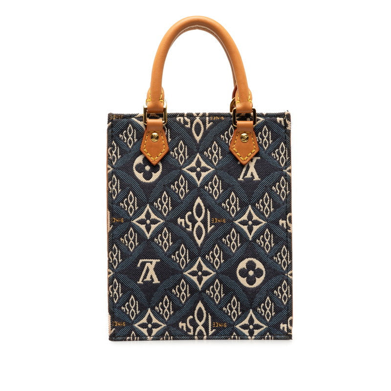 Louis Vuitton Monogram  Pitt Sacpra Handbag Shoulder Bag 2WAY M80288 Blue Canvas Leather  Louis Vuitton
