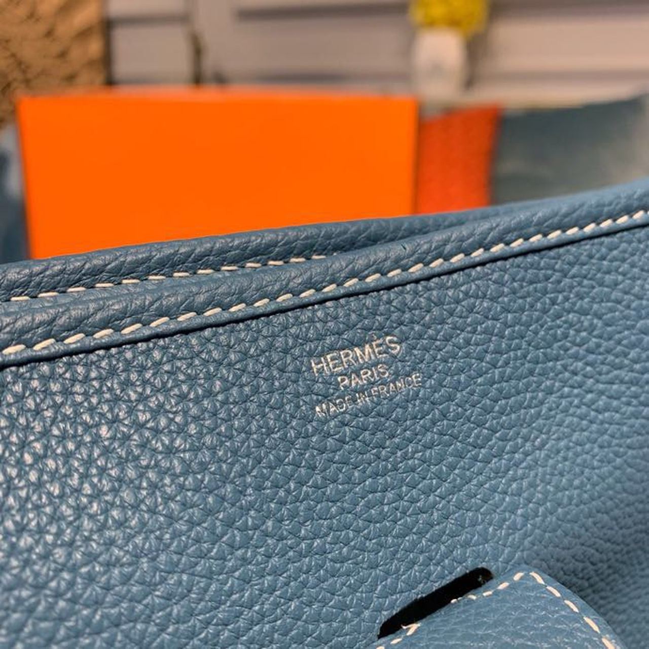 Top Quality Evelyne III GM Bag Middle Blue For Women 11.8in/30cm