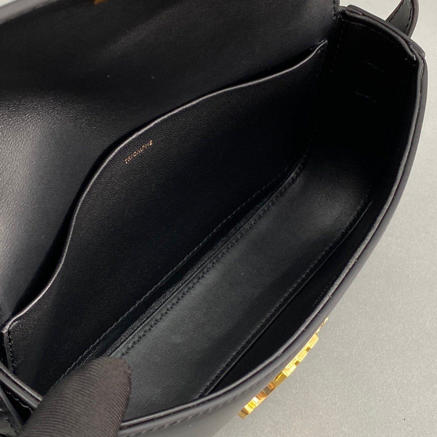Top Quality Triomphe Shoulder Bag Black For Women 8in/20cm 194143BF4.38NO
