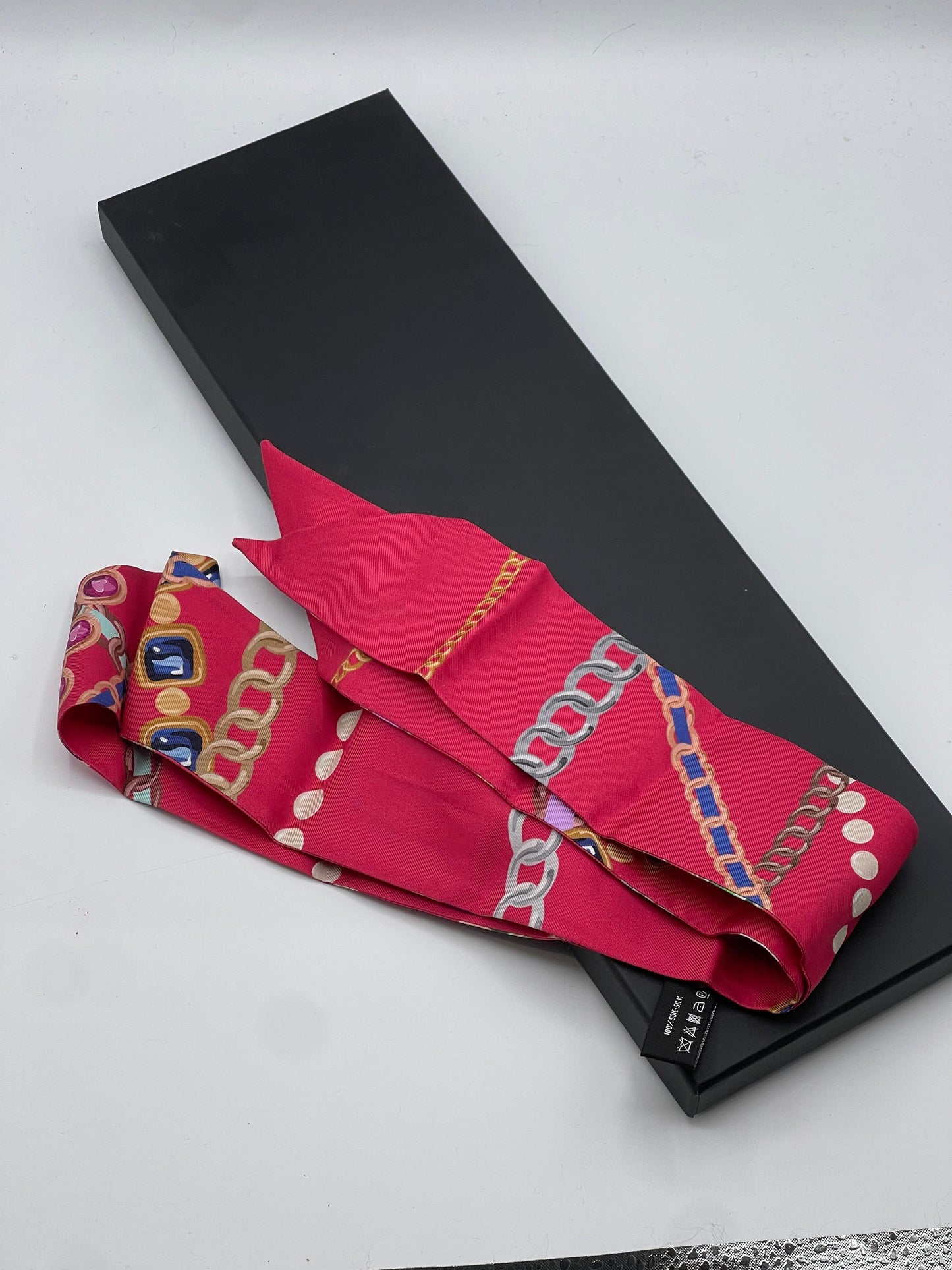 Chanel - Twilly CC Rose fuchsia
