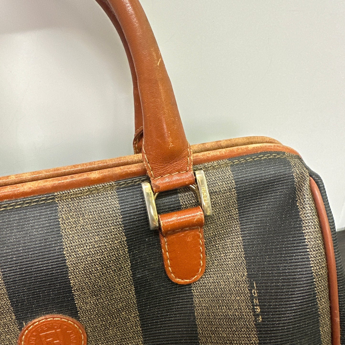 Fendi | Bags |   Fendi Pequin Boston Bag Coated Canvas Medium LB118111