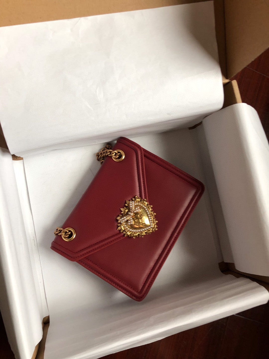 Top Quality Medium Devotion Bag Burgundy For Women 8.1in/20.5cm Top Quality