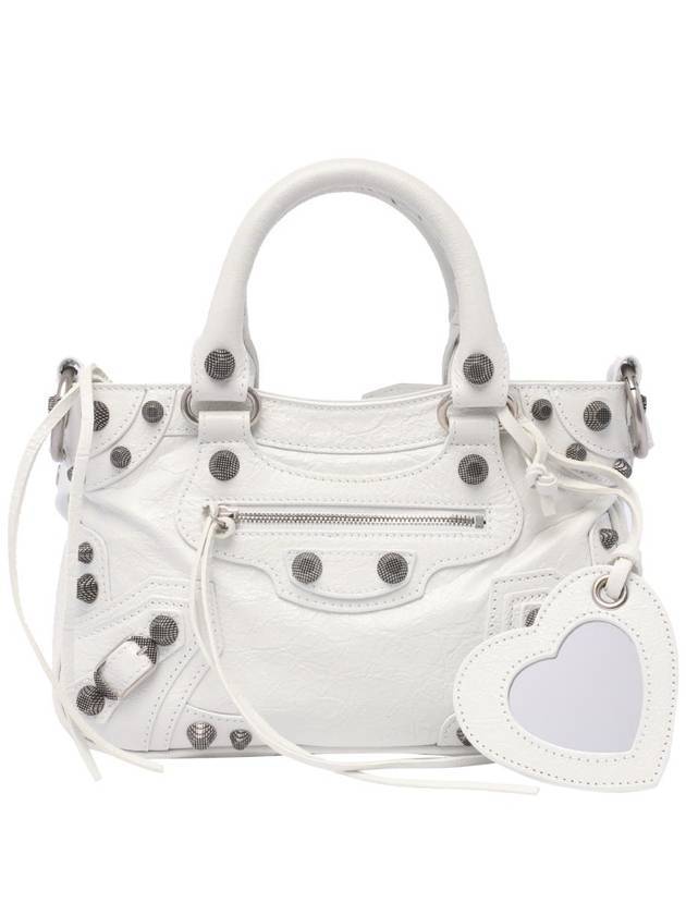 Luxury Balenciaga Trending 2025 Neo Cagole Small Tote Bag White