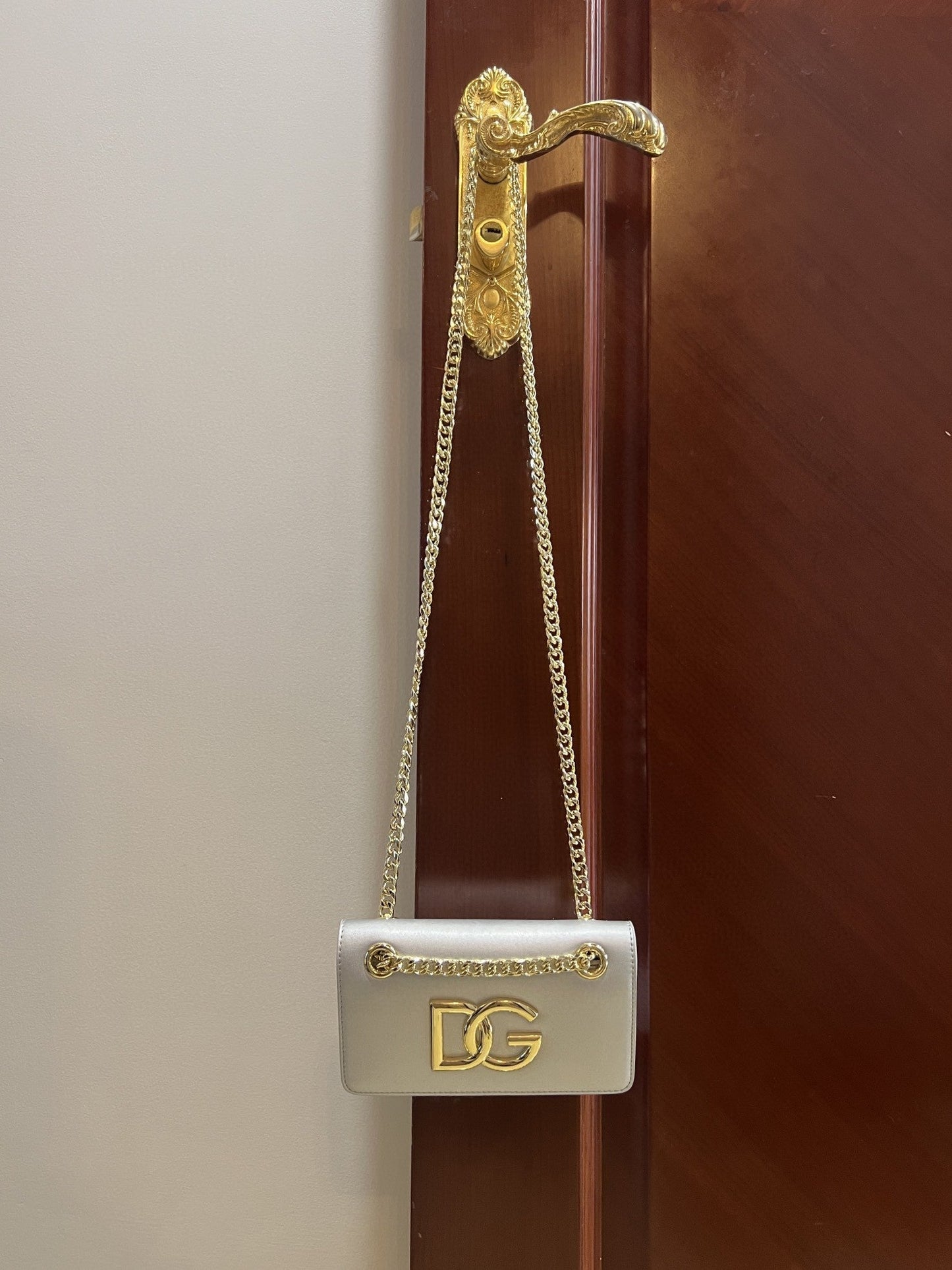 Top Quality Polished 3.5 Phone Bag Silver For Women 7.3in/19cm Top Quality