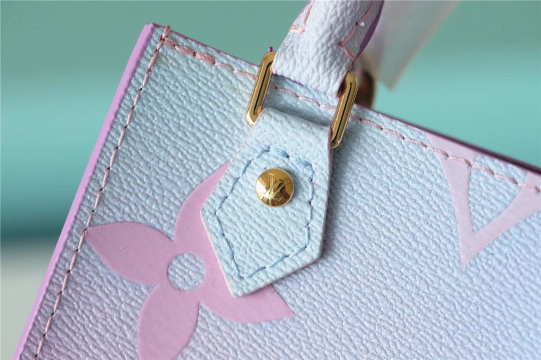 Top Quality Petit Sac Plat Bag In Monogram Canvas For Women 17cm/6.7 Inches Sunrise Pastel Top Quality M81341