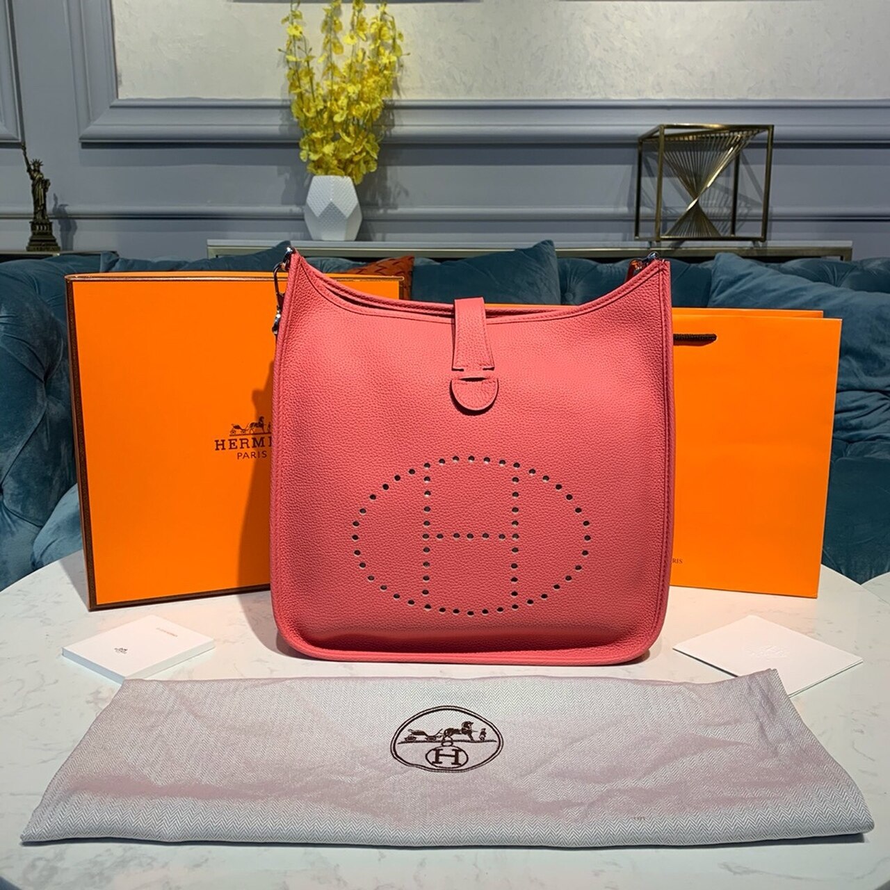 Top Quality Evelyne III GM Bag Pink For Women 11.8in/30cm