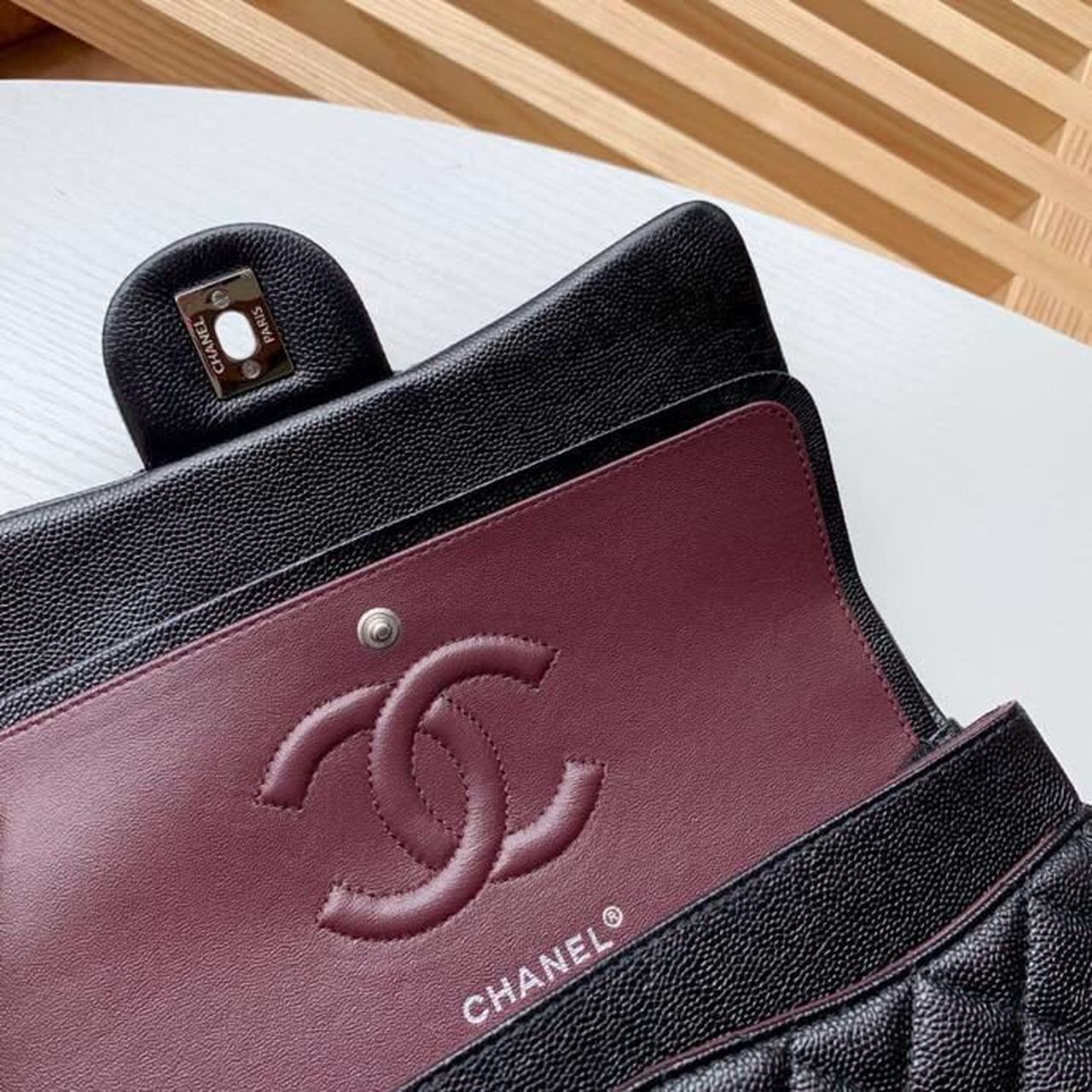 CHL Classic Handbag Silver Hardware Black For Women Bags, Shoulder And Crossbody Bags 10.2in/26cm A01112