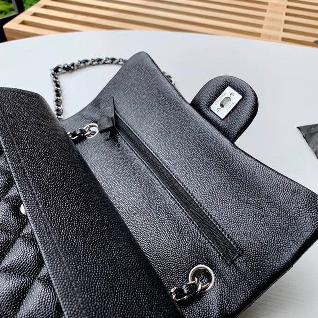 CHL Classic Handbag Silver Hardware Black For Women Bags, Shoulder And Crossbody Bags 10.2in/26cm A01112