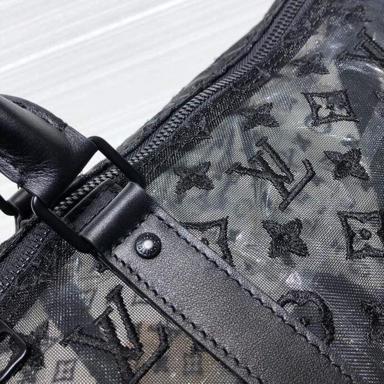 Top Quality Keepall Bandouliere 50 Monogram Black By Virgil Abloh For Women, WoBags, Shoulder And Crossbody Bags 19.7in/50cm Top Quality M53971