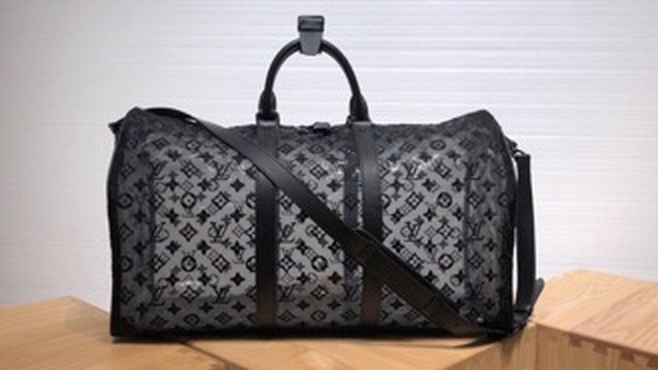 Top Quality Keepall Bandouliere 50 Monogram Black By Virgil Abloh For Women, WoBags, Shoulder And Crossbody Bags 19.7in/50cm Top Quality M53971