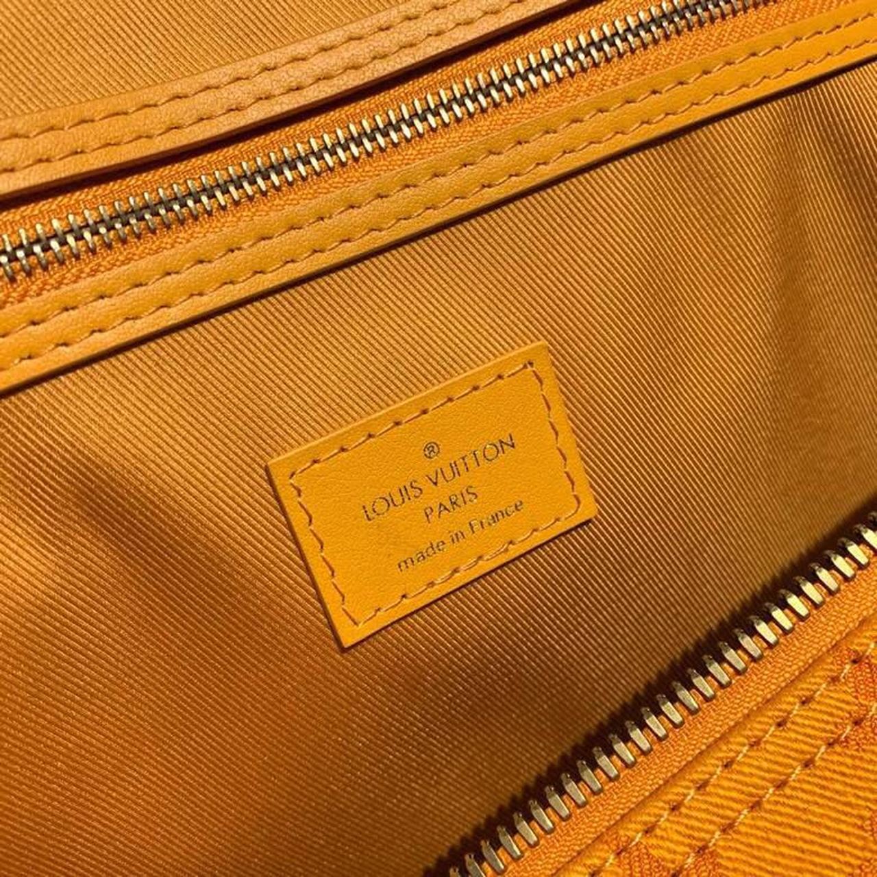 Top Quality Keepall Bandouliere 50 Monogram Denim Ochre Yellow For Men, Mens Bags, Travel Bags 19.7in/50cm Top Quality M44644