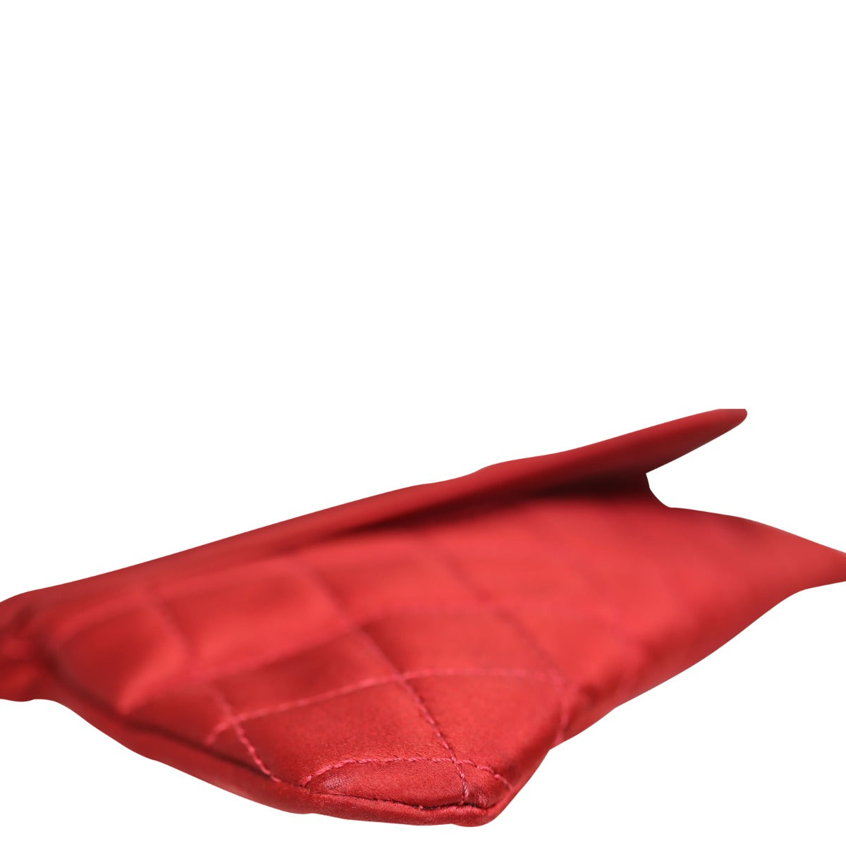 Chanel Satin Half Moon Clutch