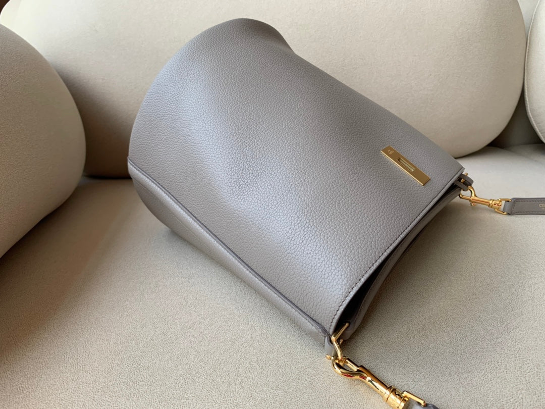 Top Quality Bucket 16 Bag Grey For Women 10in/25cm  
