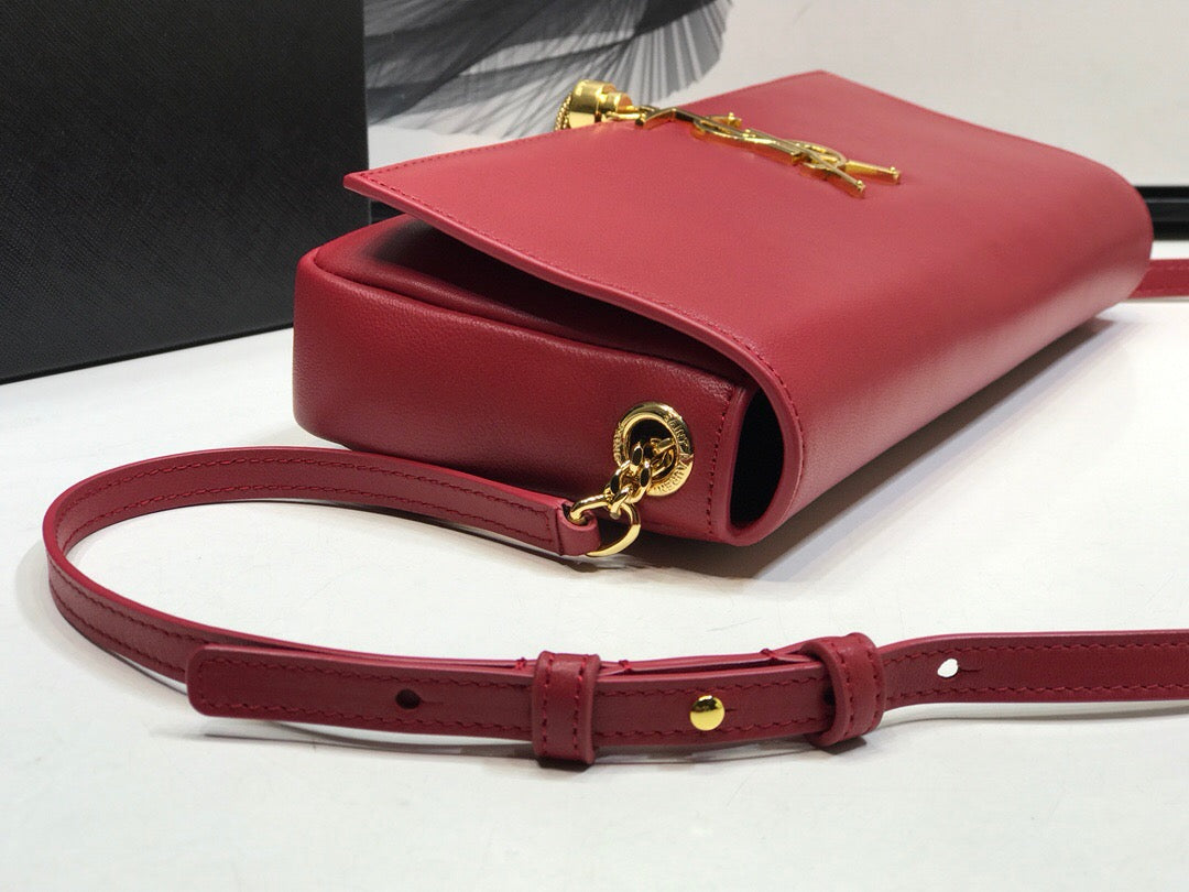 Top Quality Kate Tassel Small Shoulder Bag Red For Women 10.2in/26cm YSL 