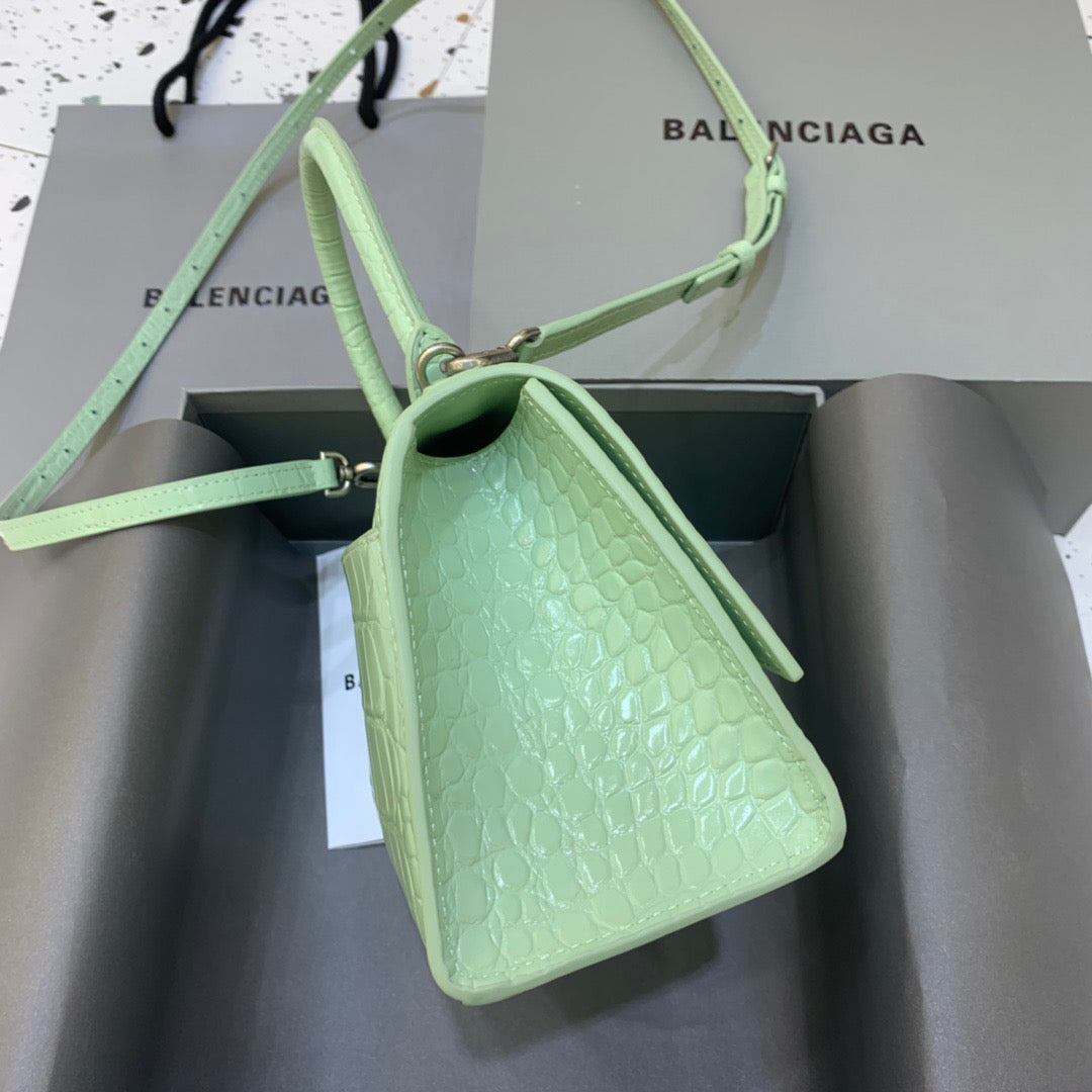 Top Quality Hourglass Small Handbag In Light Green, For Women,  Bags 9in/23cm