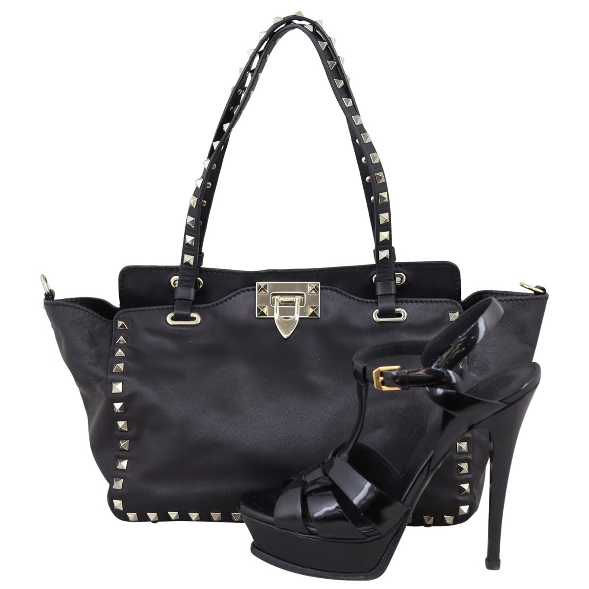 Valentino Rockstud Tote Small