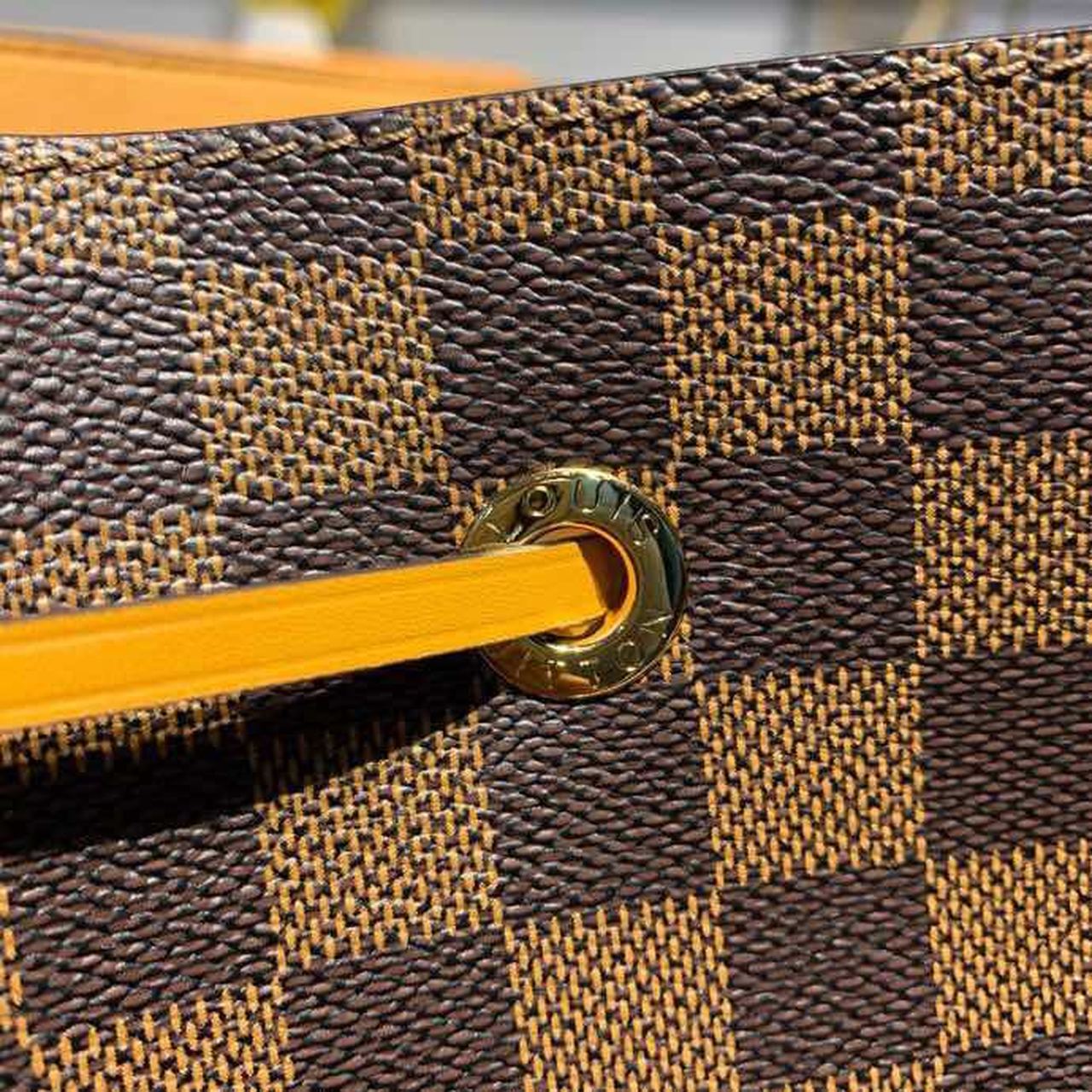 Top Quality Néo Noé BB Bucket Bag 26cm Damier Ebene Canvas Spring/Summer Collection N40213, Safran