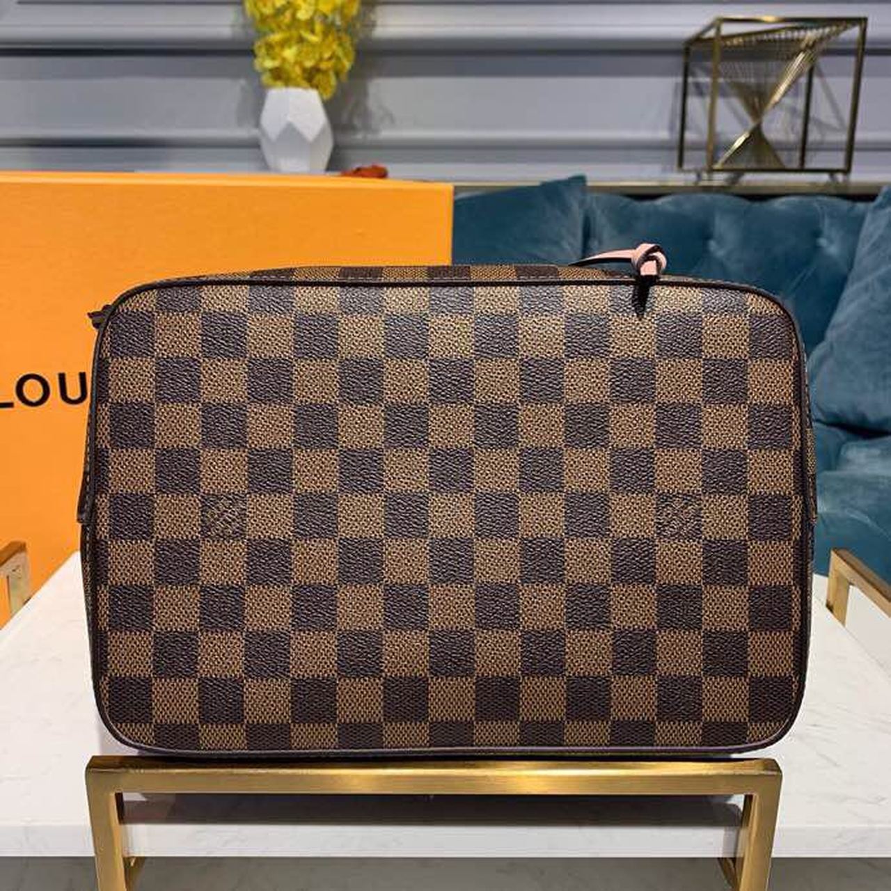 Top Quality Neo Noe BB Bucket Bag 26cm Damier Ebene Canvas Spring/Summer Collection N40198, Venus
