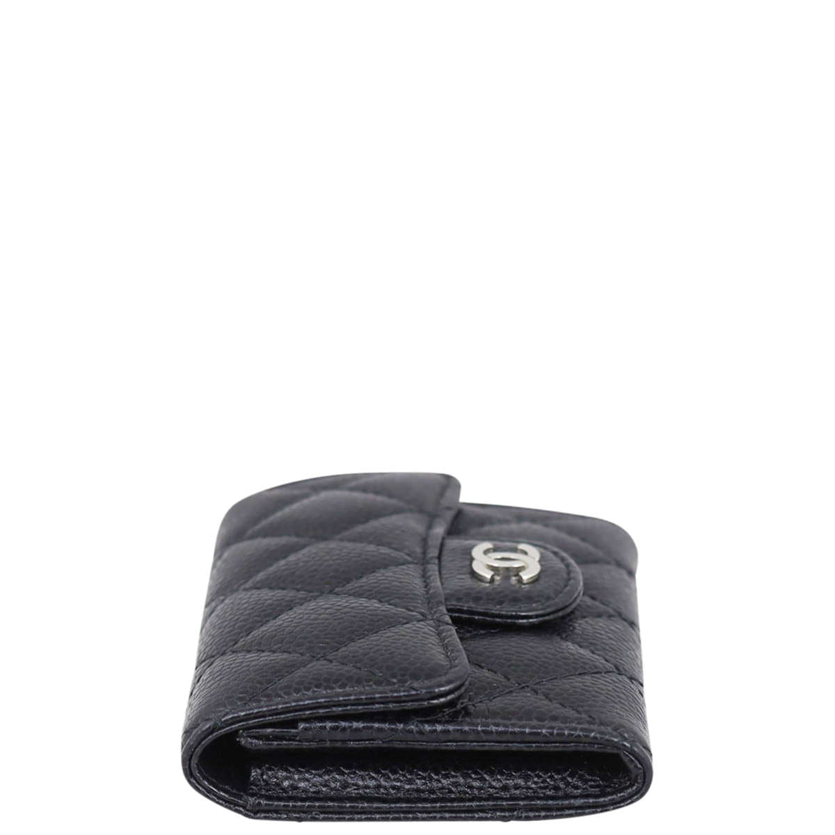 Chanel Classic Flap Card Holder  | Black SHW