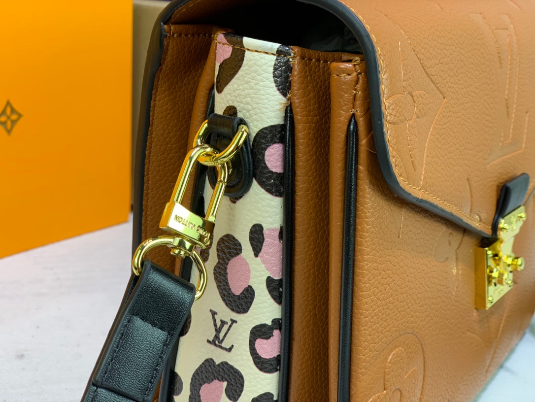 Top Quality Pochette Metis Monogram Empreinte Caramel For Women,  Shoulder And Crossbody Bags 9.8in/25cm Top Quality
