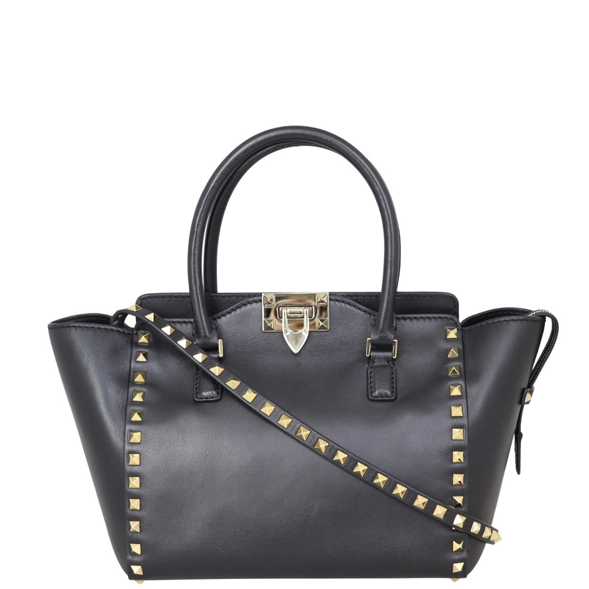 Valentino Rockstud Pagoda Tote Small