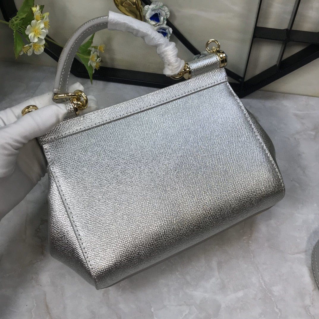 Top Quality Medium Sicily Handbag In Dauphine SiTop Qualityer For Women 10.2in/26cm Top Quality