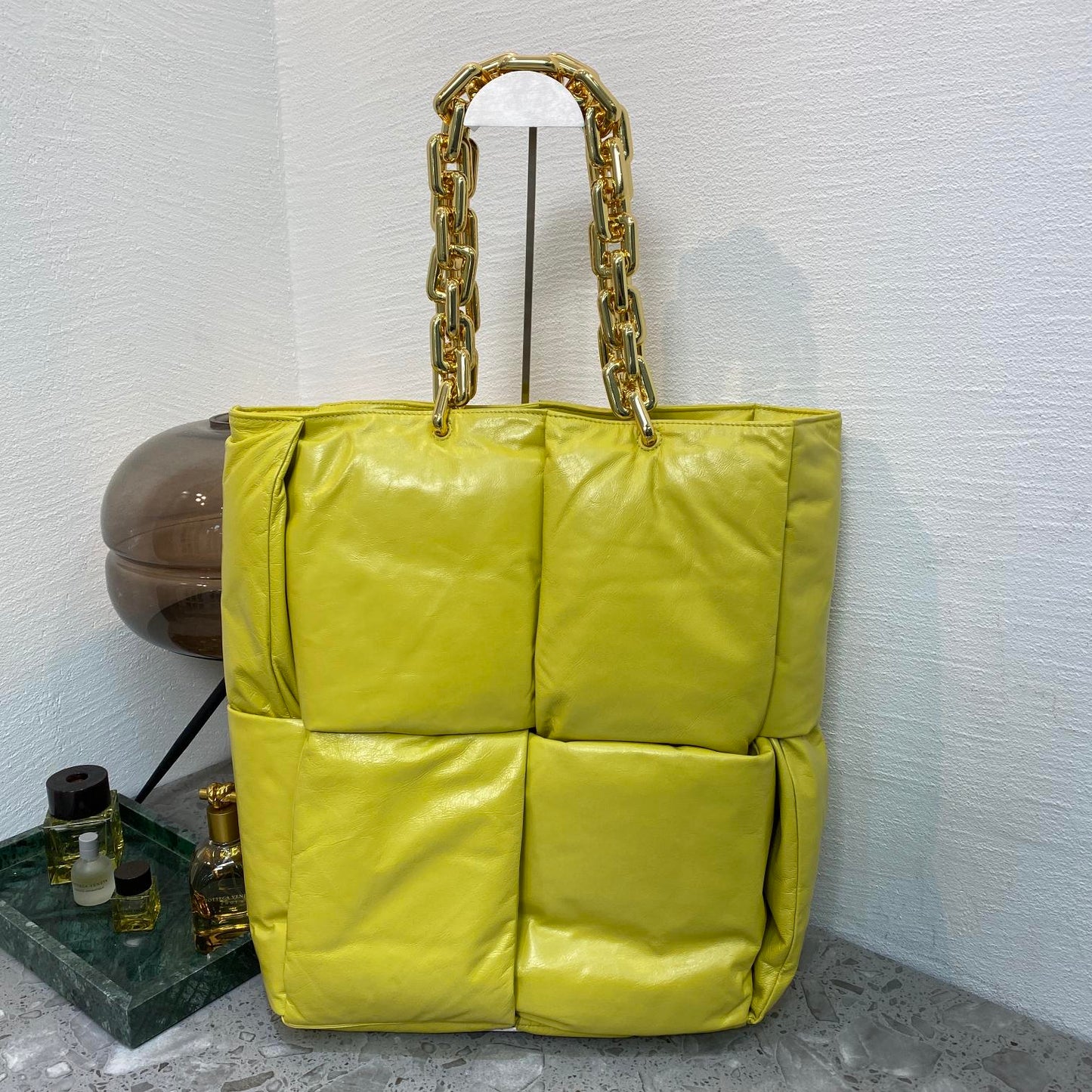 Top Quality Handle Bag Yellow, For Women, Bags 15.8in/40cm