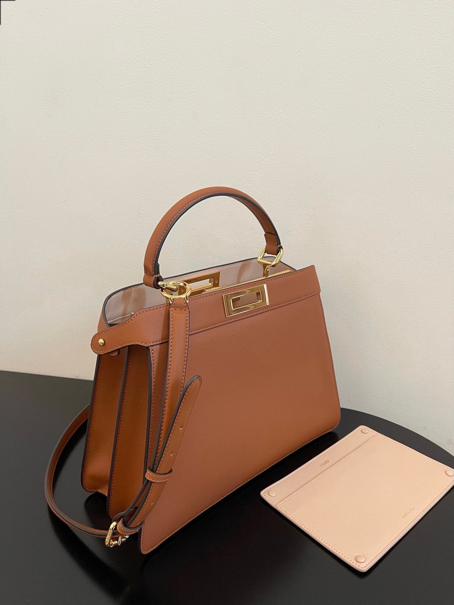 FI Top Quality ISeeU Petite Brown Small Bag For Woman 20cm/8in