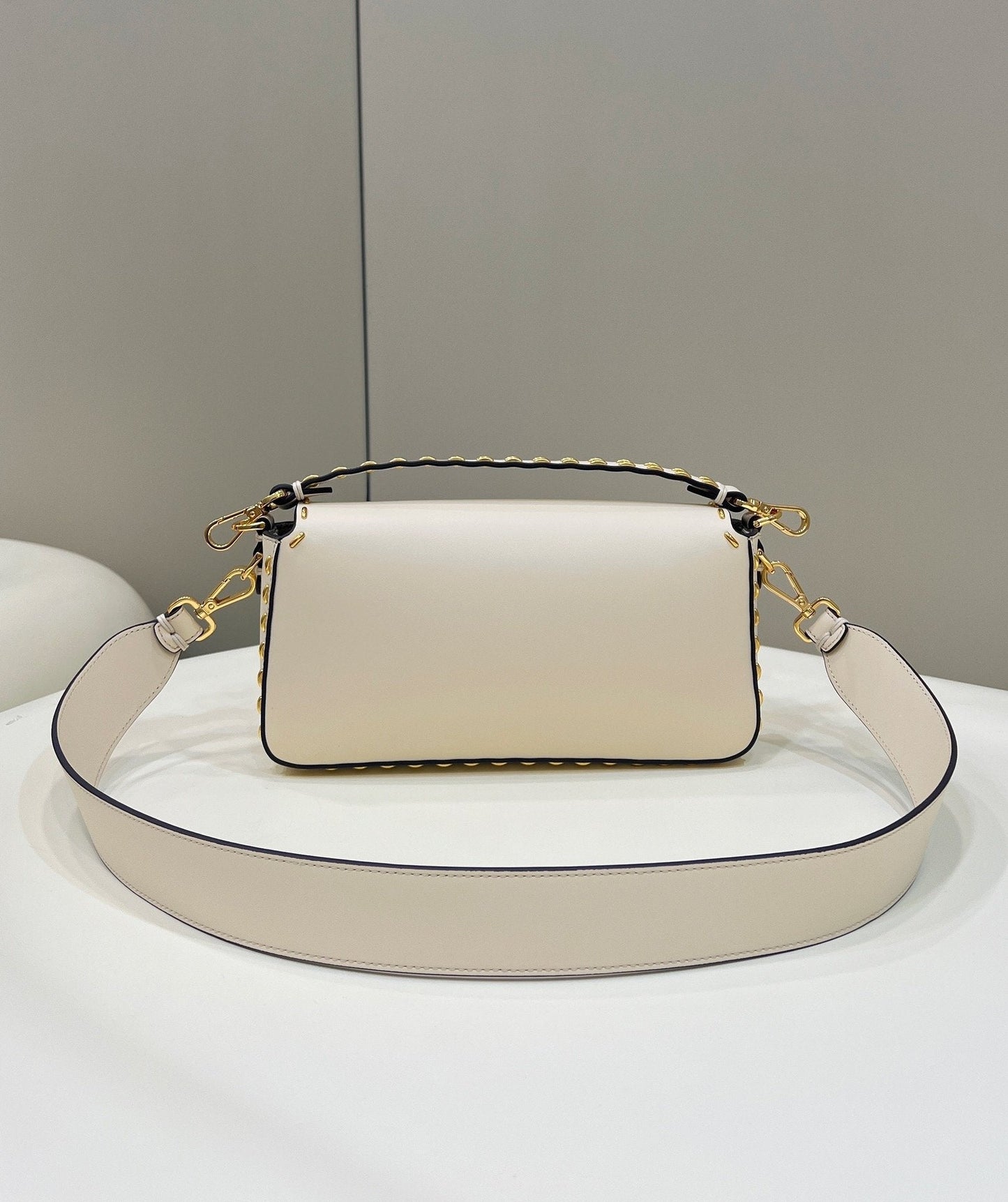 FI Mon Baguette MeTop Qualityum White Bag For Woman 28cm/11in 8BR600ATop QualityQF1FIR