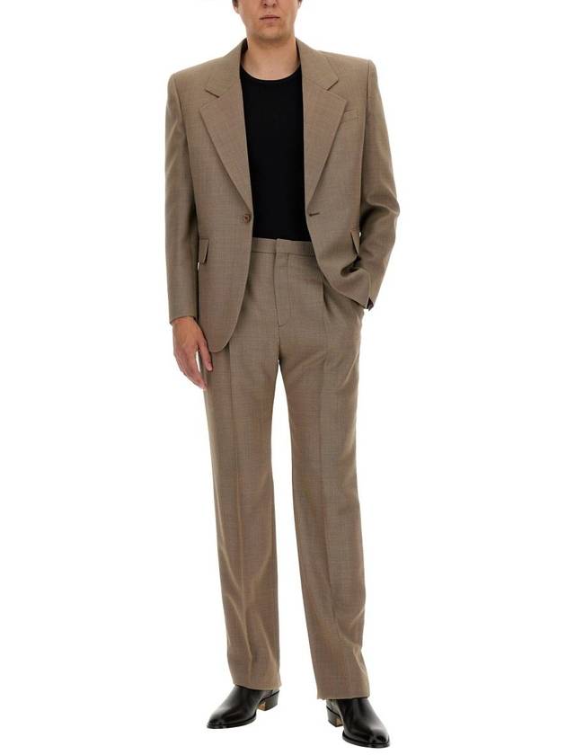 Luxury Saint Laurent Trending 2025 Straight Pants 780236 Y1I25 1506 NEUTRANS