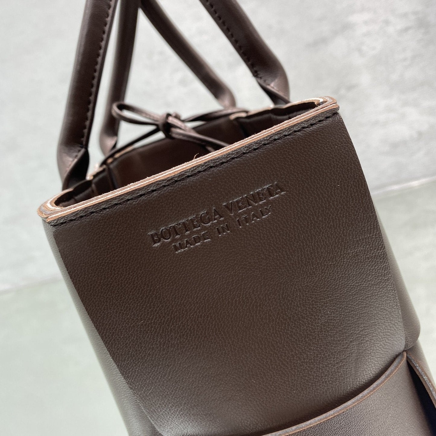 Top Quality Small Arco Tote Bag Dark Brown, For Women, Bags 14.2in/36cm