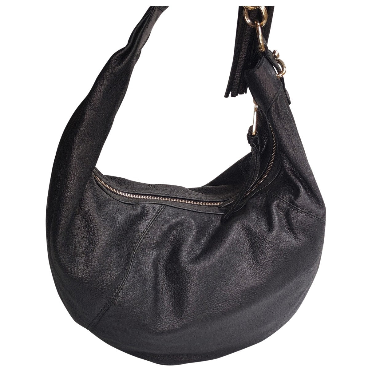 Gucci black leather handbag