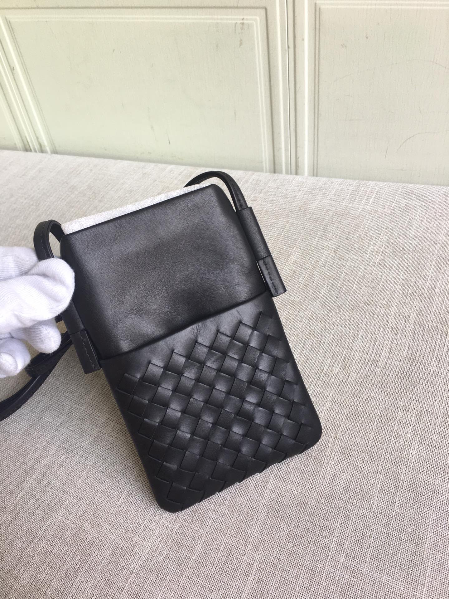 Top Quality Zipped Card Case Shoulder Black, For Women, Women’s Bags 7.4in/19cm