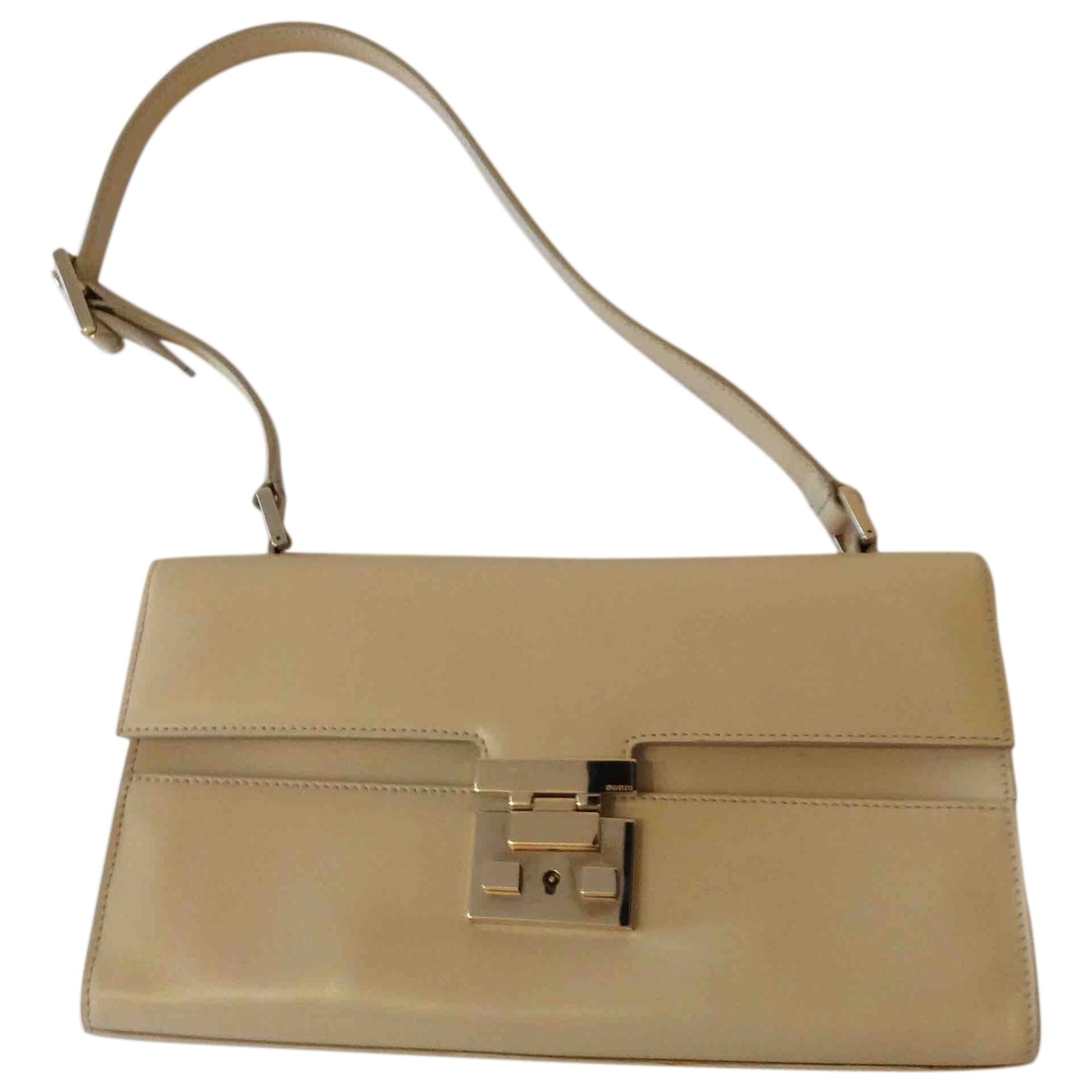 Gucci beige leather handbag
