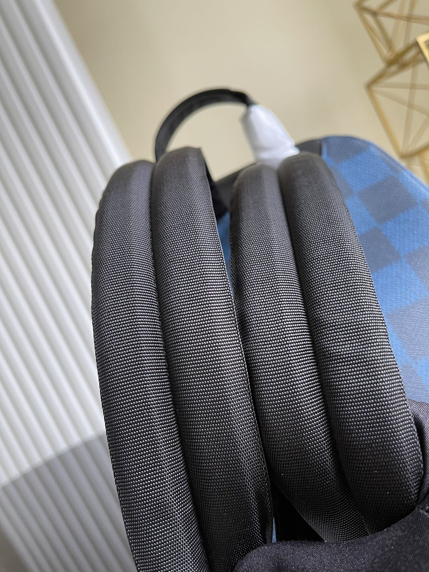 Top Quality Campus Backpack Damier Graphite 3D Canvas Blue For Men, Bags 39cm Top Quality N50008