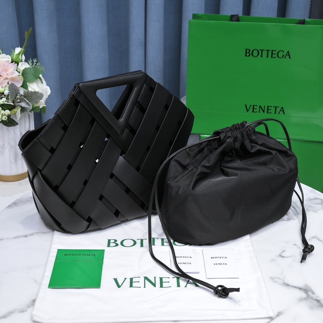 Top Quality Point Dark Black, For Women, Bags 9.8in/25cm