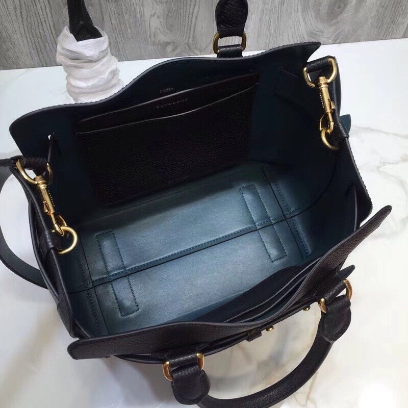 Top Quality Small Triple Stud Belt Bag Black For Women, Bags 14in/36cm