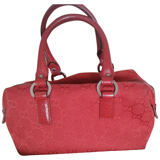Gucci burgundy cloth handbag