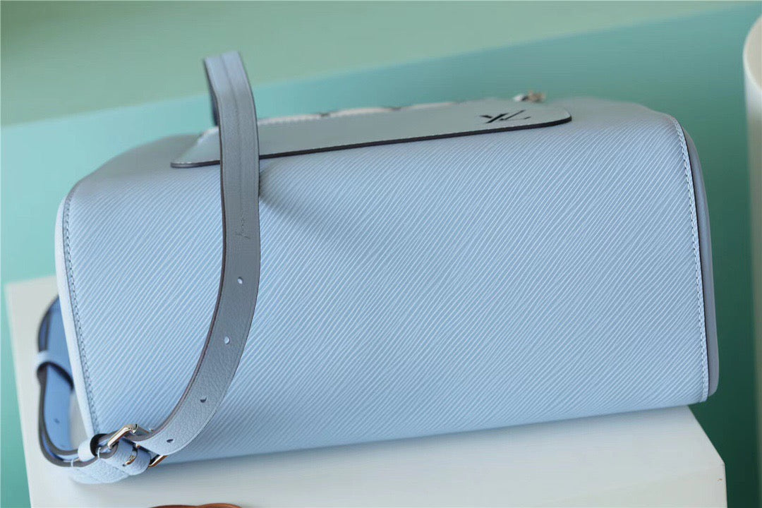 Top Quality Marelle Tote MM Epi Bleu Nuage Blue For Women, Womens Handbags, Shoulder And Crossbody Bags 11.8in/30cm Top Quality 