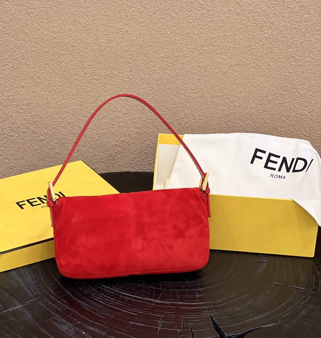 Top QualityTop Quality Baguette Red Bag For Woman 25cm/9.5in