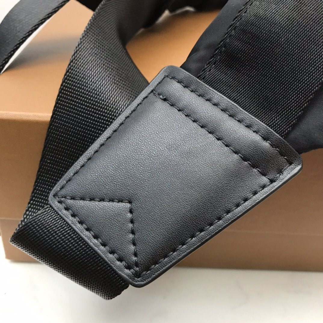 Top Quality Logo Detail Econyl Sonny Bum Bag Black For Men, Bags 12.2in/31cm