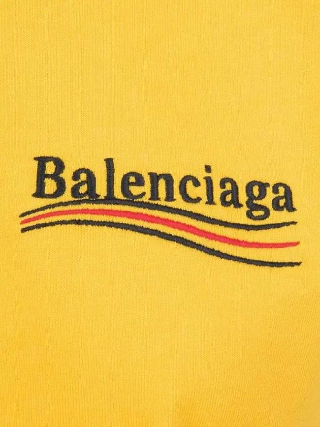 Luxury Balenciaga Trending 2025 Wave Logo Slim Fit Short Sleeve T-Shirt Yellow