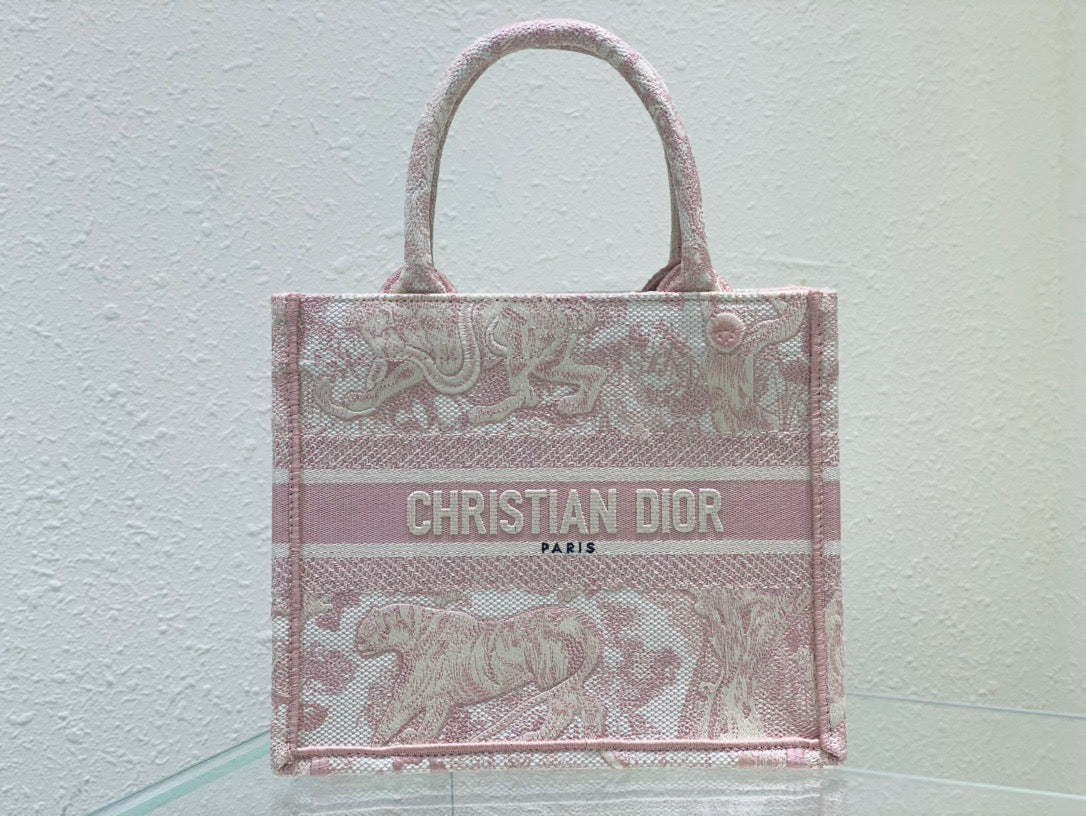 Top Quality Small Book Tote Pink, For Women, Womens Handbags 26.5cm/10.5in CD