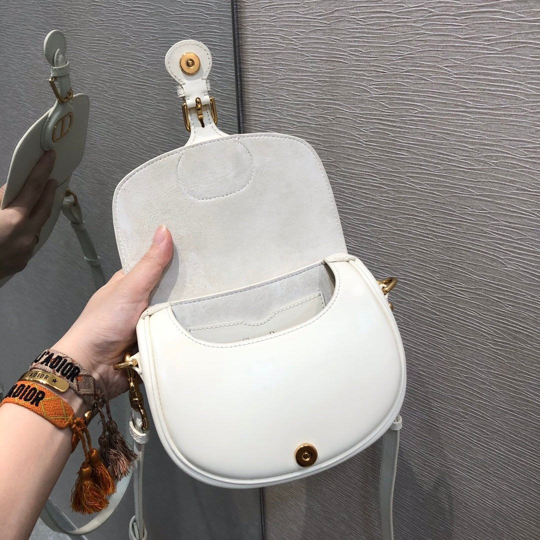 Top Quality Mini Bobby Bag, White , For Women Womens Handbags, Shoulder Bags, Crossbody Bags, 18cm CD