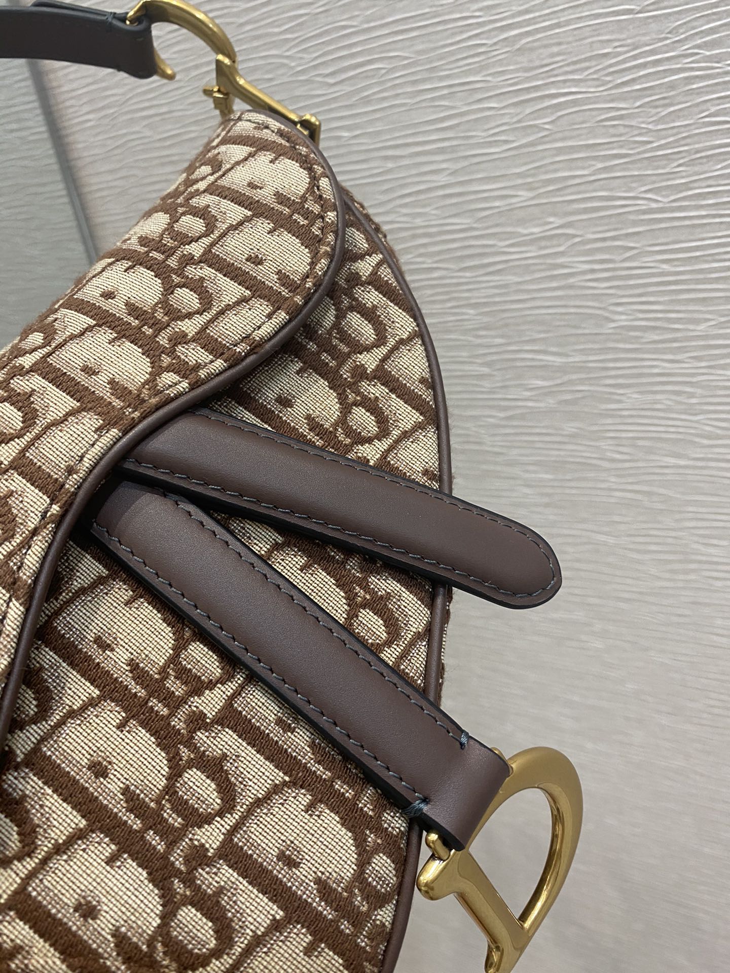 Top Quality Brown Mini Saddle Bag For Women 21cm/7in CD